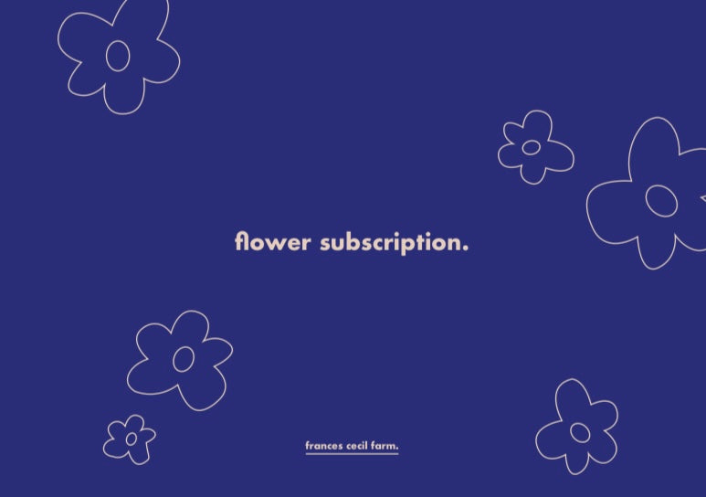 Autumn Flower Subscription